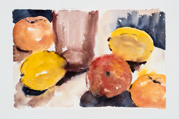 After Milne, aquarelle sur papier Ripple, 11x7.5p.